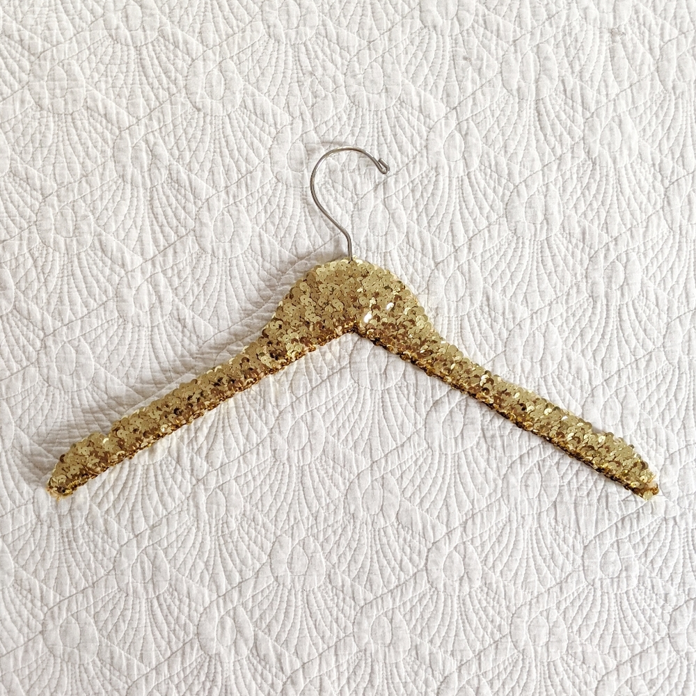 Gold Sequin Hanger